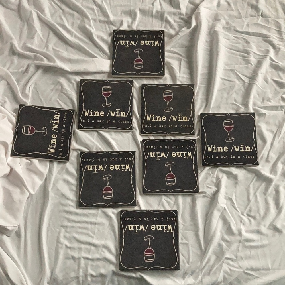 Set of Wine coasters